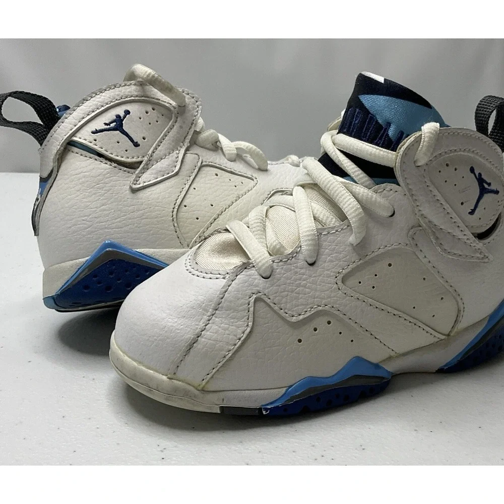 Nike Air Jordan 7 VII Retro Flint French Blue 304772-107 TD Sz 9C Baby TD 2014